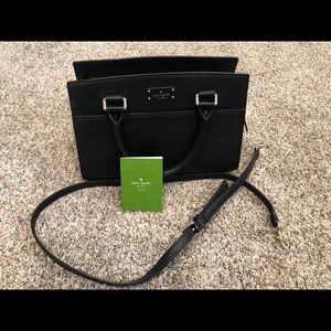 Kate Spade Black Grove Street small Caley purse